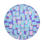 Game Night Mahjong Print Dinner Plates, Jollity & Co