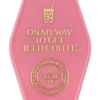 Giftables On My Way To Get Iced Coffee Keychain, Jollity & Co