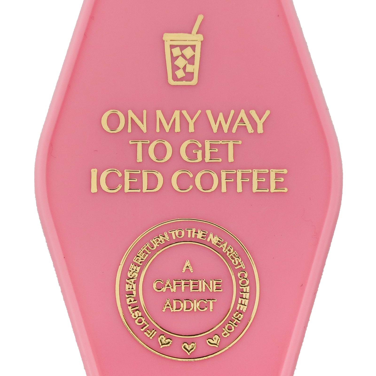 Giftables On My Way To Get Iced Coffee Keychain, Jollity & Co
