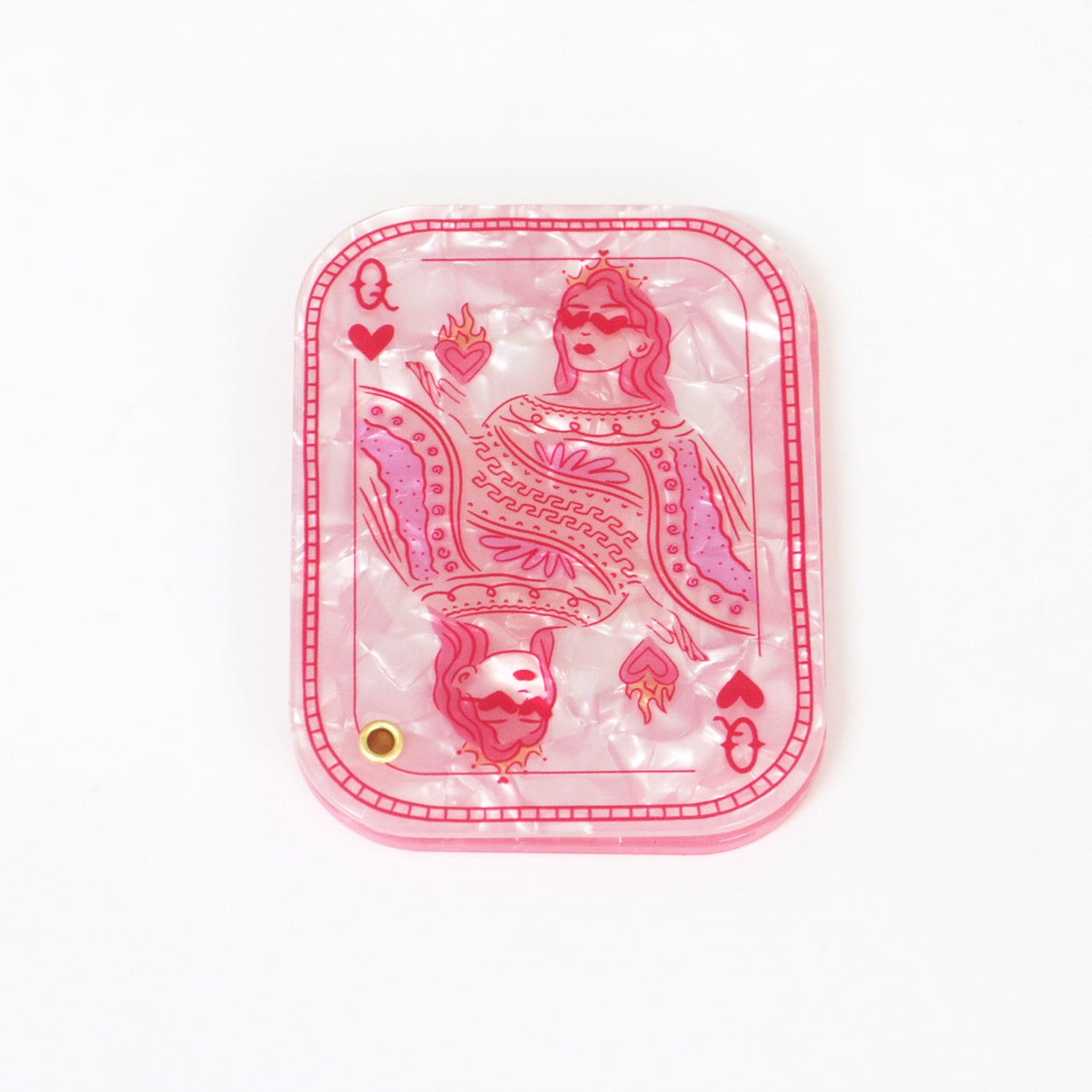 Queen of Hearts Compact Mirror, Jollity & Co