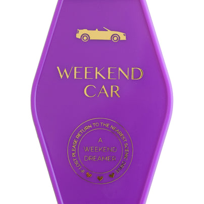 Weekend Car Keychain