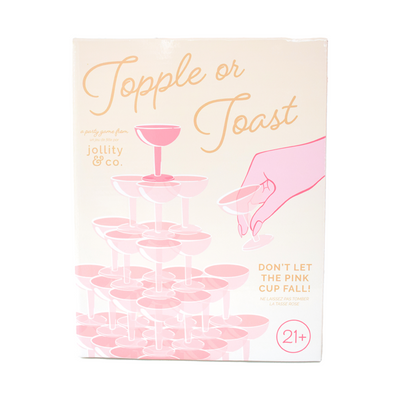 Jollity Games Topple or Toast Large Game Set, Jollity & Co