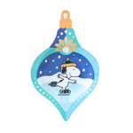  Snoopy's Seasons Greetings Ornament Canapé Plates, Jollity & Co