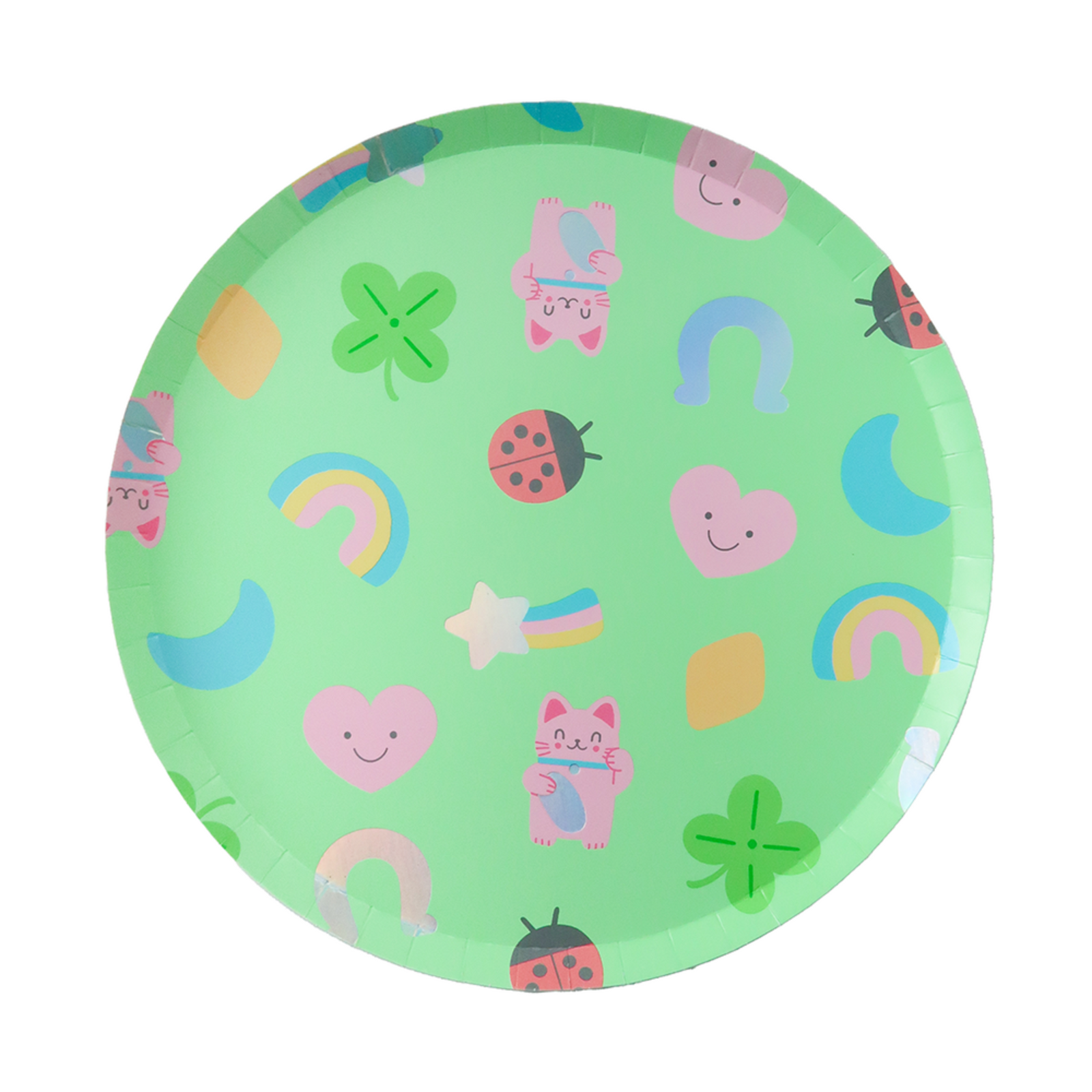 Lucky Me Patterned Large Plates, Daydream Society
