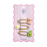 Breakfast Avocado Toast Hair Clip Set, Daydream Society