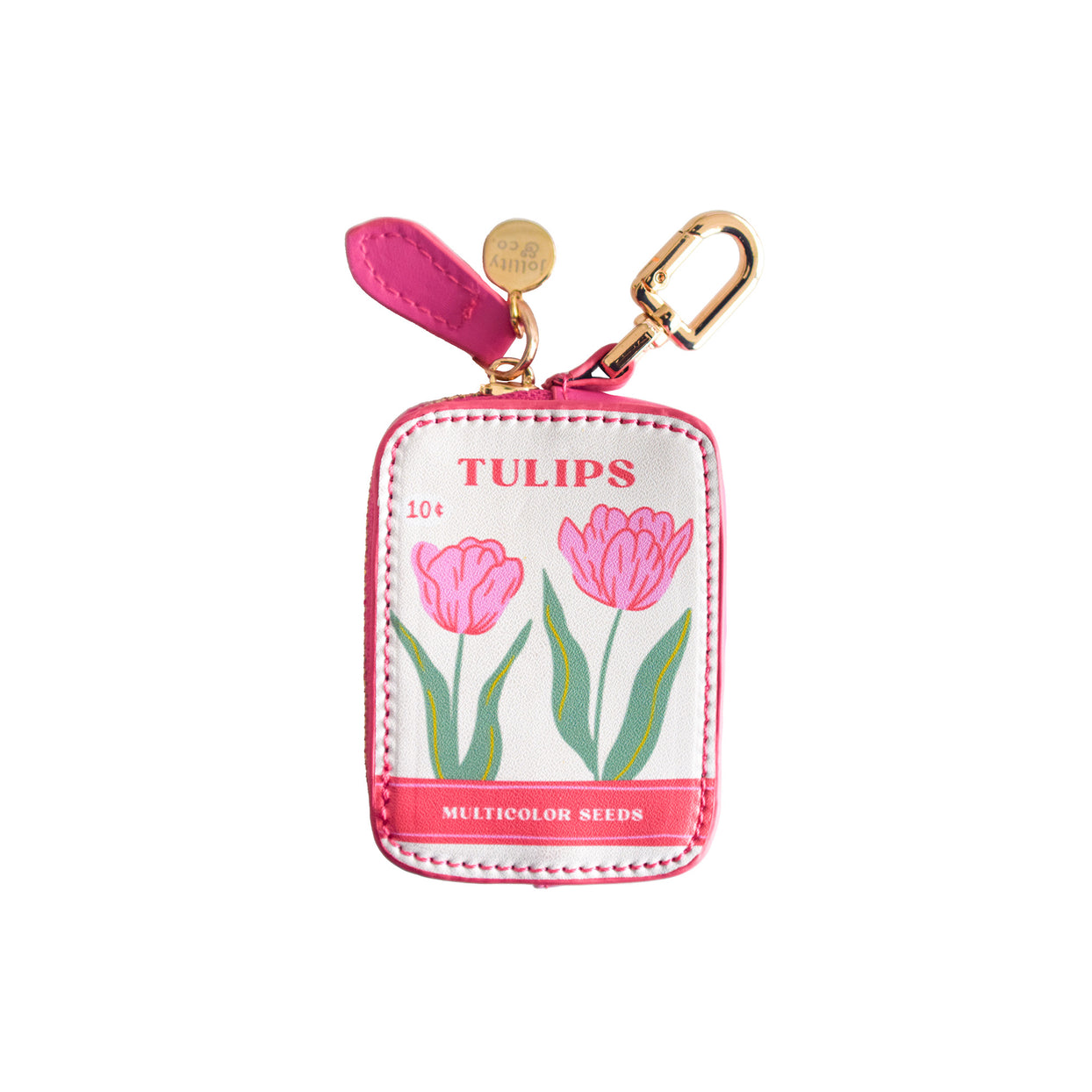 In Bloom Tulip Seed Packet Bag Charm, Jollity & Co