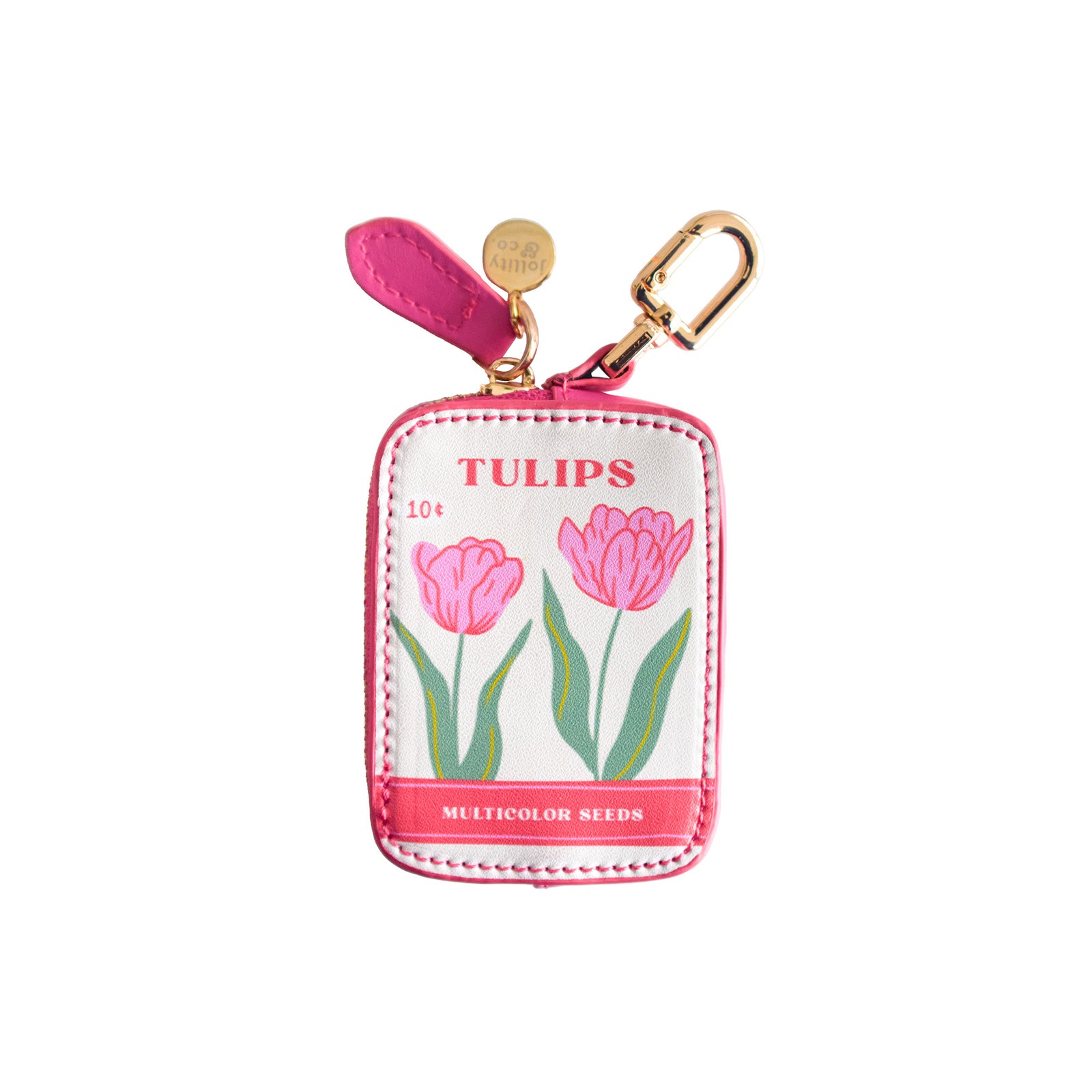 In Bloom Tulip Seed Packet Bag Charm, Jollity & Co