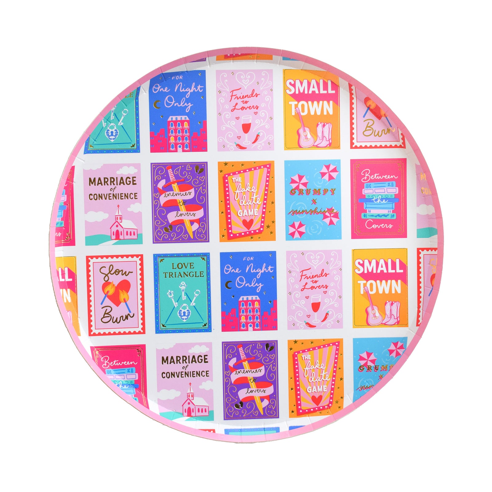 RomCom Dinner Plates, Jollity & Co