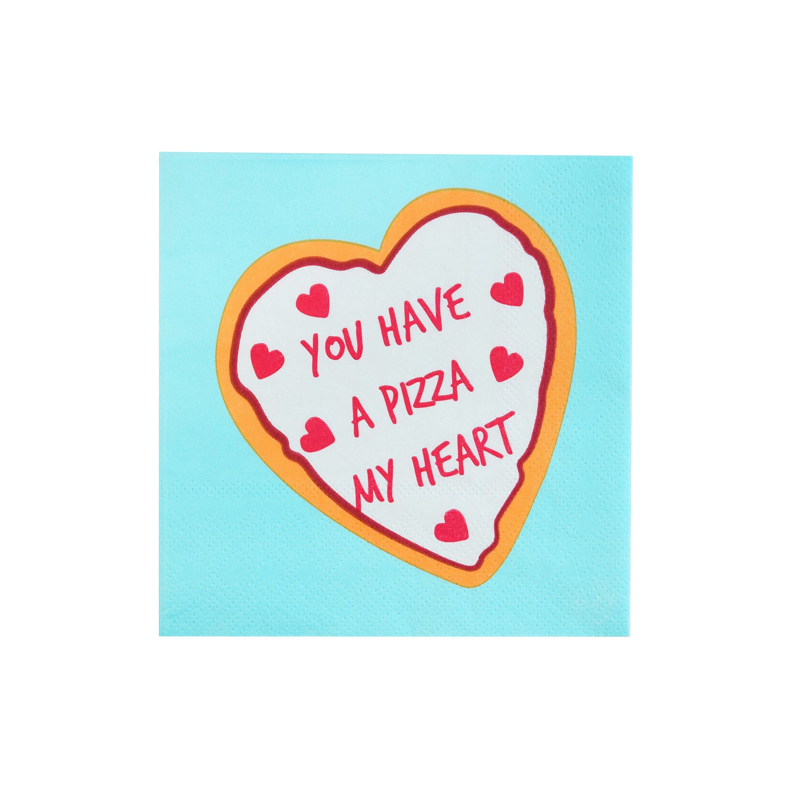 Y2K Pizza My Heart Cocktail Napkins, Jollity & Co