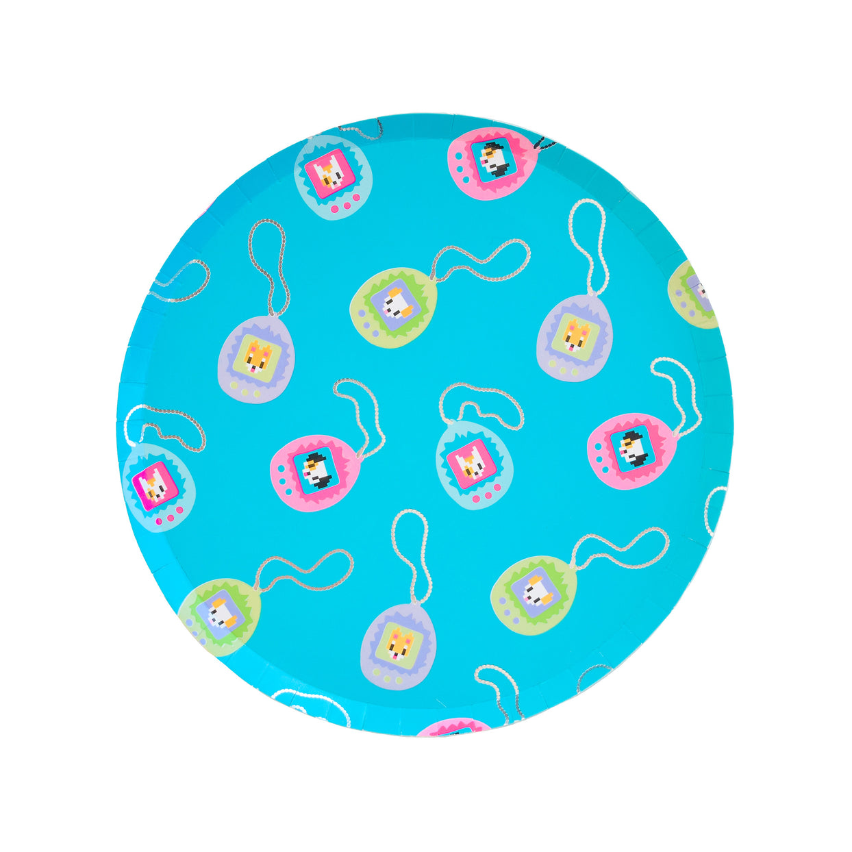 Y2K Pixel Pals Dessert Plates, Jollity & Co