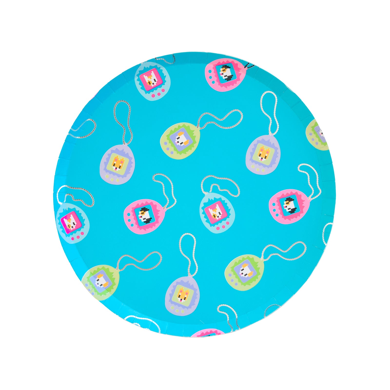 Y2K Pixel Pals Dessert Plates, Jollity & Co
