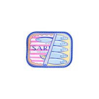 Sardine Can Vegan Leather Hair Clip, Jollity & Co