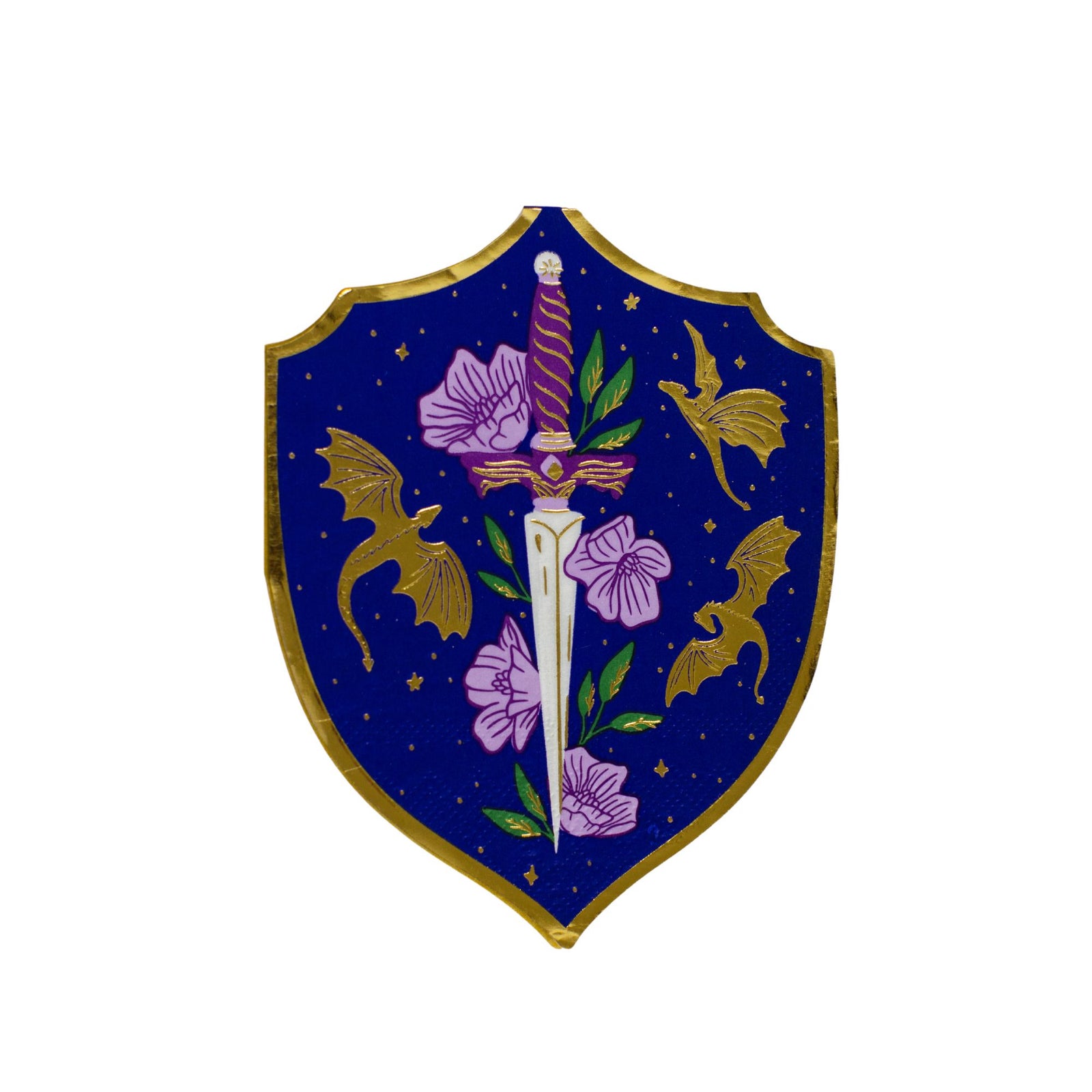 Romantasy Shield & Dagger Large Napkins, Jollity & Co