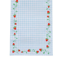 Strawberry Picnic Gingham Table Runner, Daydream Society