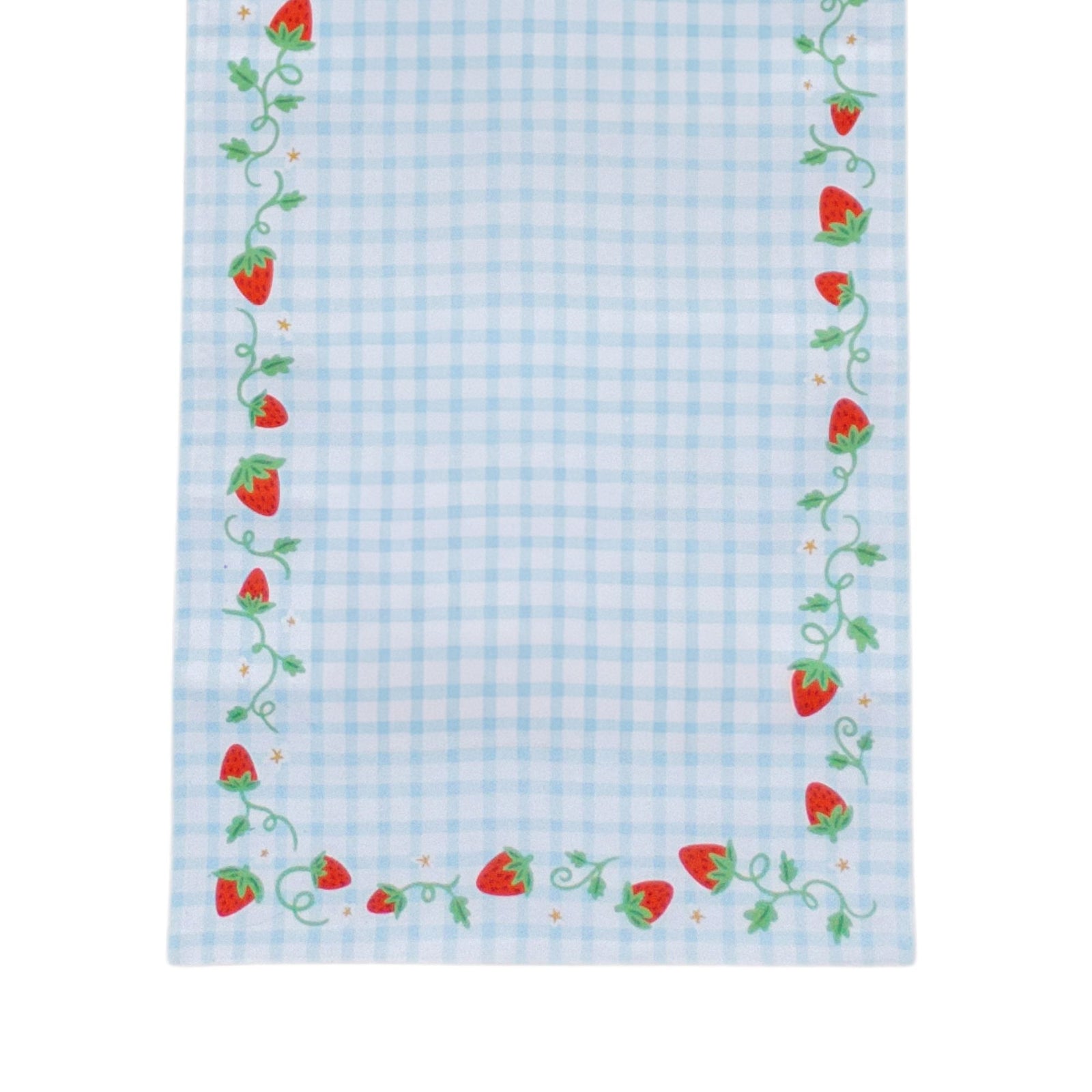 Strawberry Picnic Gingham Table Runner, Daydream Society