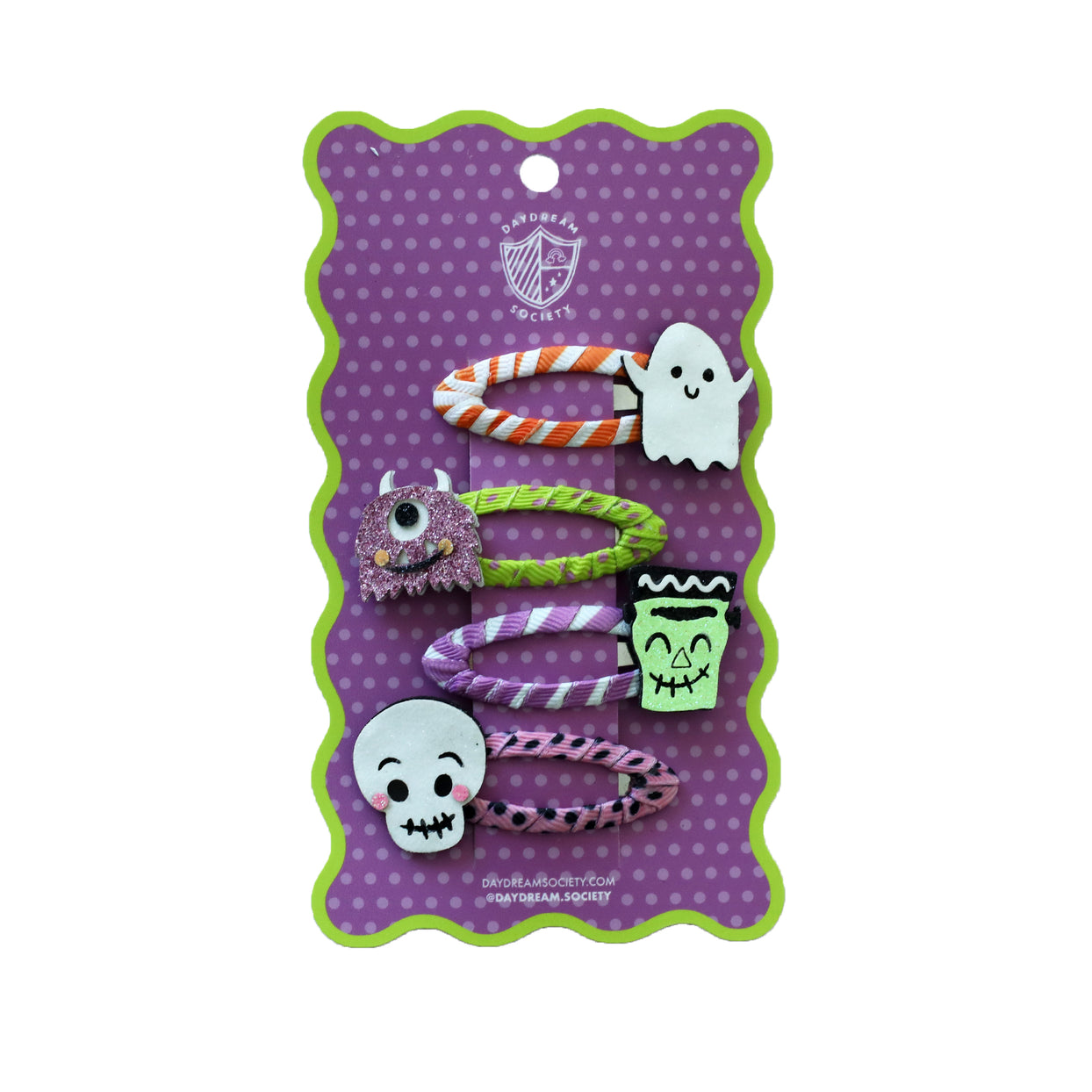 Monster Mash Monster Crew Hair Clip Set, Daydream Society