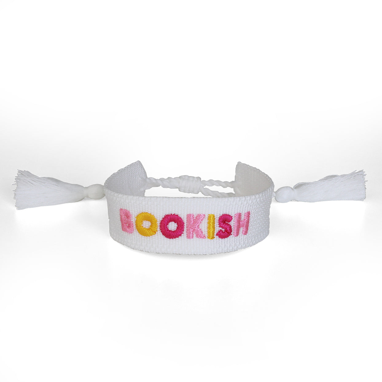 Book Club Themed Embroidered Bracelets - Bookish, Jollity & Co