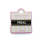 Witty Embroidered Bracelet - Feral, Jollity & Co