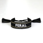 Witty Embroidered Bracelet - Feral, Jollity & Co