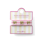 Bow Embroidered Bracelet - Gold, Jollity & Co