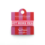 Book Club Themed Embroidered Bracelets - Hot Moms Read, Jollity & Co