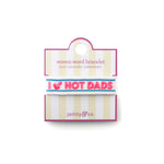 Witty Embroidered Bracelet - I Love Hot Dads, Jollity & Co