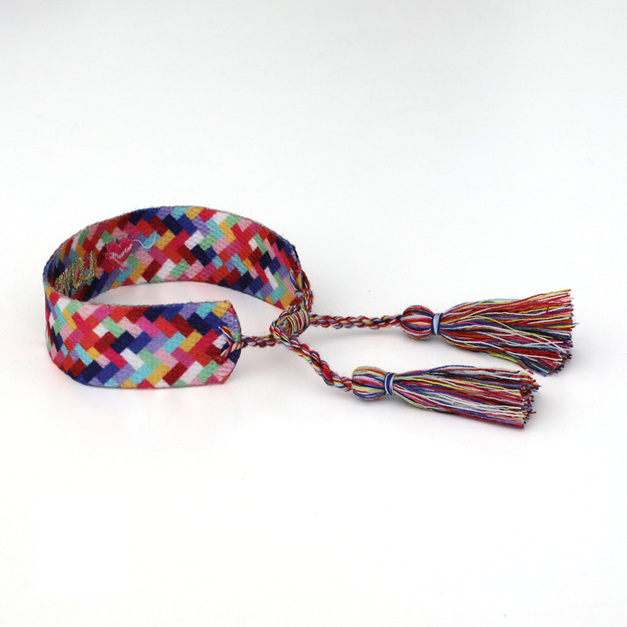 Witty Embroidered Bracelet - Love , Jollity & Co