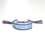 Book Club Themed Embroidered Bracelets - Read More Books Jollity & Co