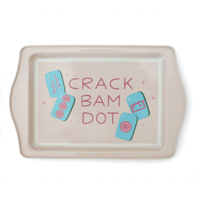 Crack, Bam, Dot Metal Trinket Tray, Jollity & Co