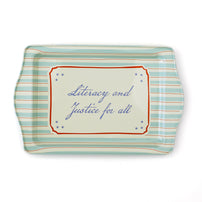 Literacy and Justice for All Trinket Tray, Jollity & Co