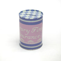 Library Fine Insurance Tin Coin Bank, Jollity & Co