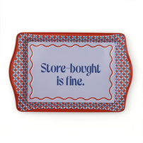 Store-Bought Is Fine Metal Trinket Tray, Jollity & Co
