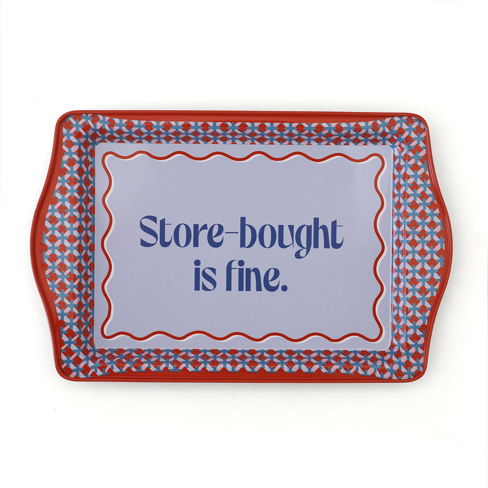 Store-Bought Is Fine Metal Trinket Tray, Jollity & Co
