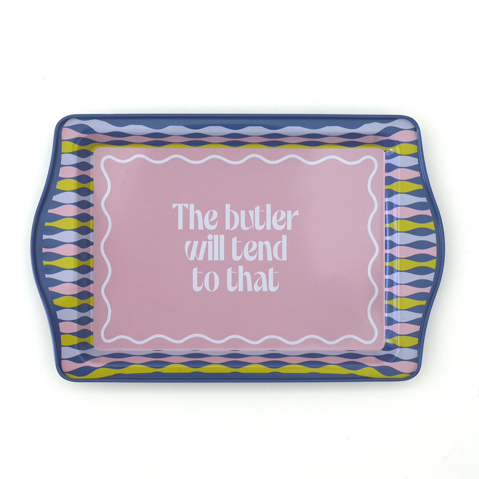 The Butler Will Tend To That Metal Trinket Tray, Jollity & Co