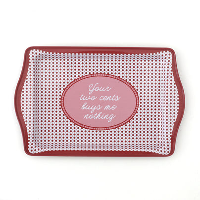 Your Two Cents Buys Me Nothing Trinket Tray, Jollity & Co