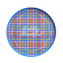 Season of Cheer Boldly Thankful Dinner Plates, Jollity & Co