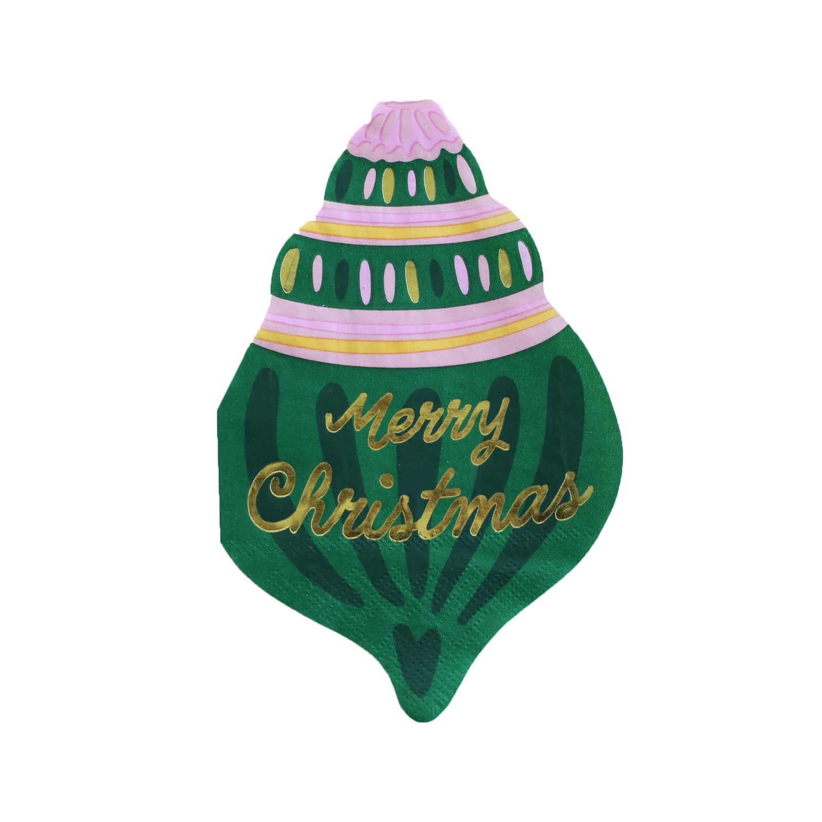 Season of Cheer Die-Cut Ornament Cocktail Napkins, Jollity & Co