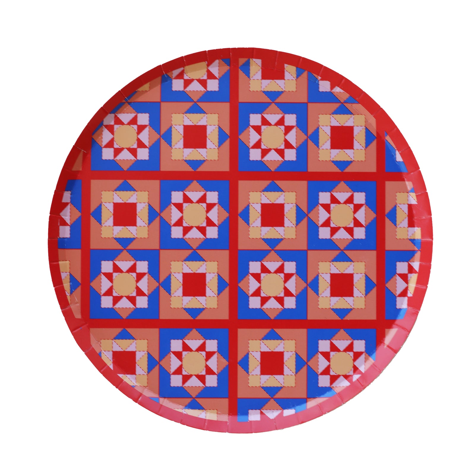 Season of Cheer Quilted Dessert Plates, Jollity & Co