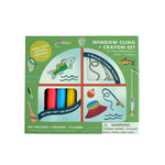 Fish For Days  Window Cling + Crayon Set, Daydream Society