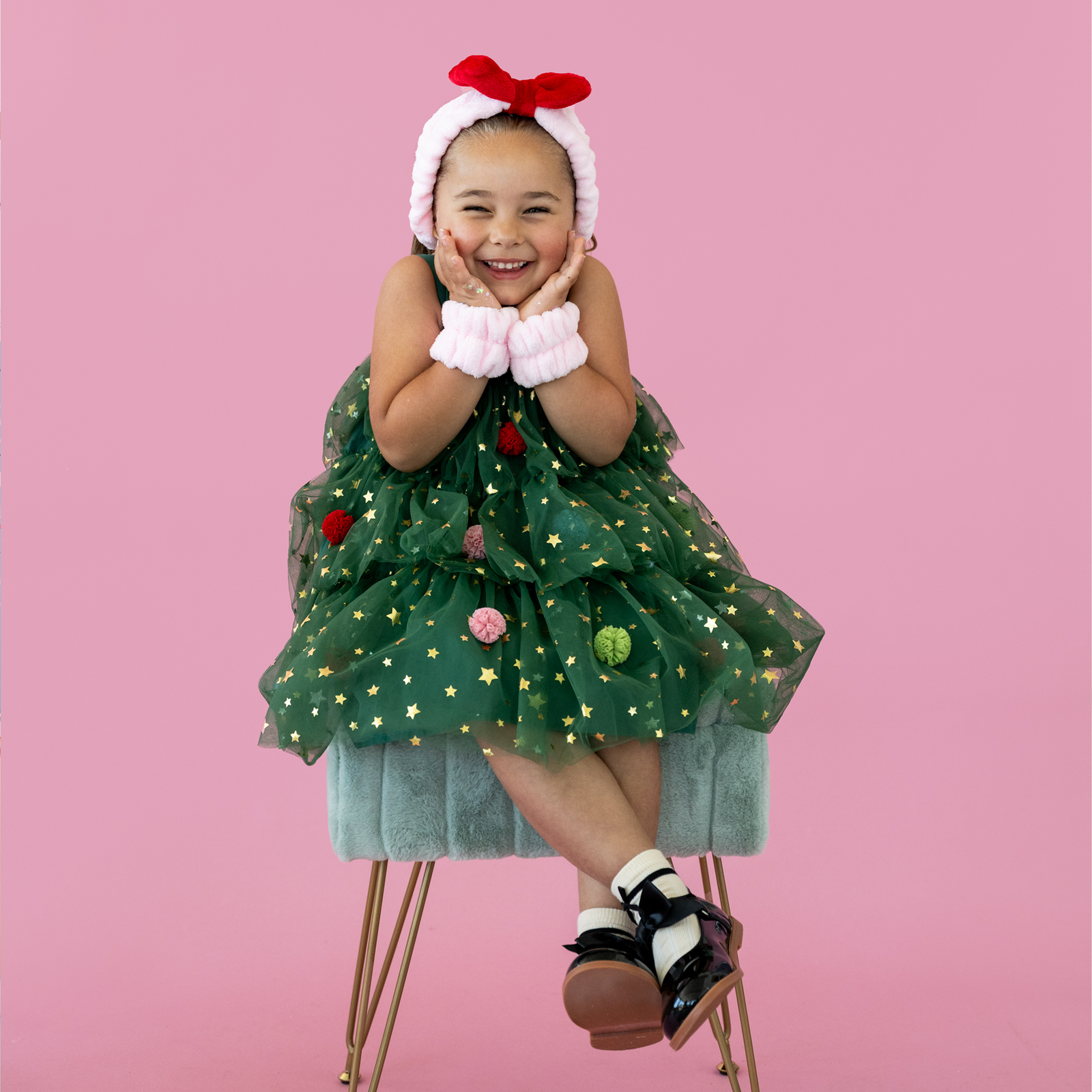 joy christmas dress Christmas Joy Classics Smocked Long Sleeve Dress
