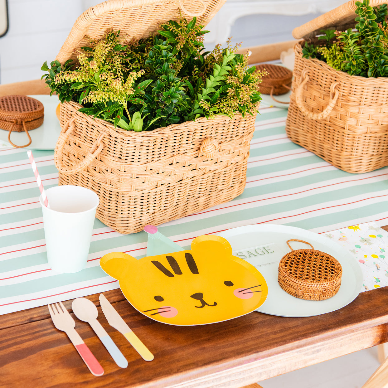 Little Celebrations Tiger Large Plates