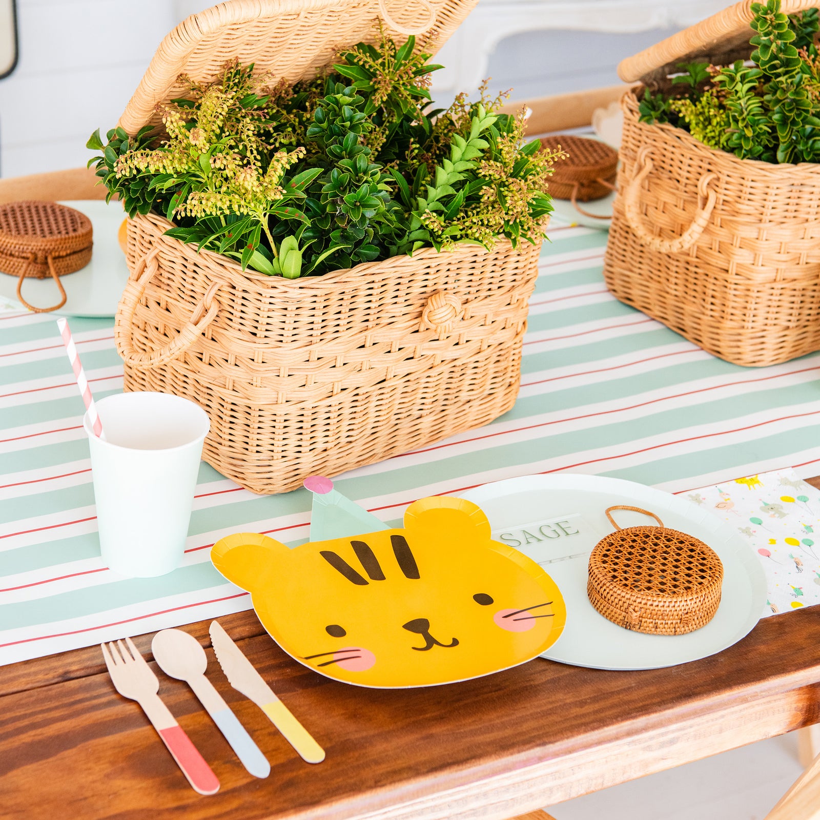 Little Celebrations Tiger Large Plates