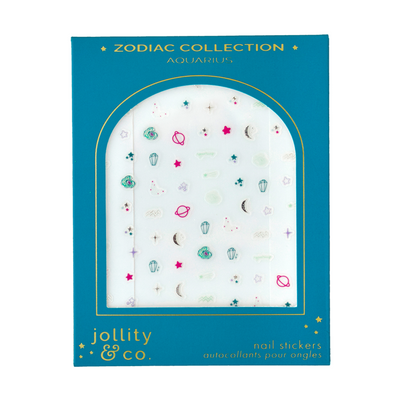 Zodiac Aquarius Nail Stickers