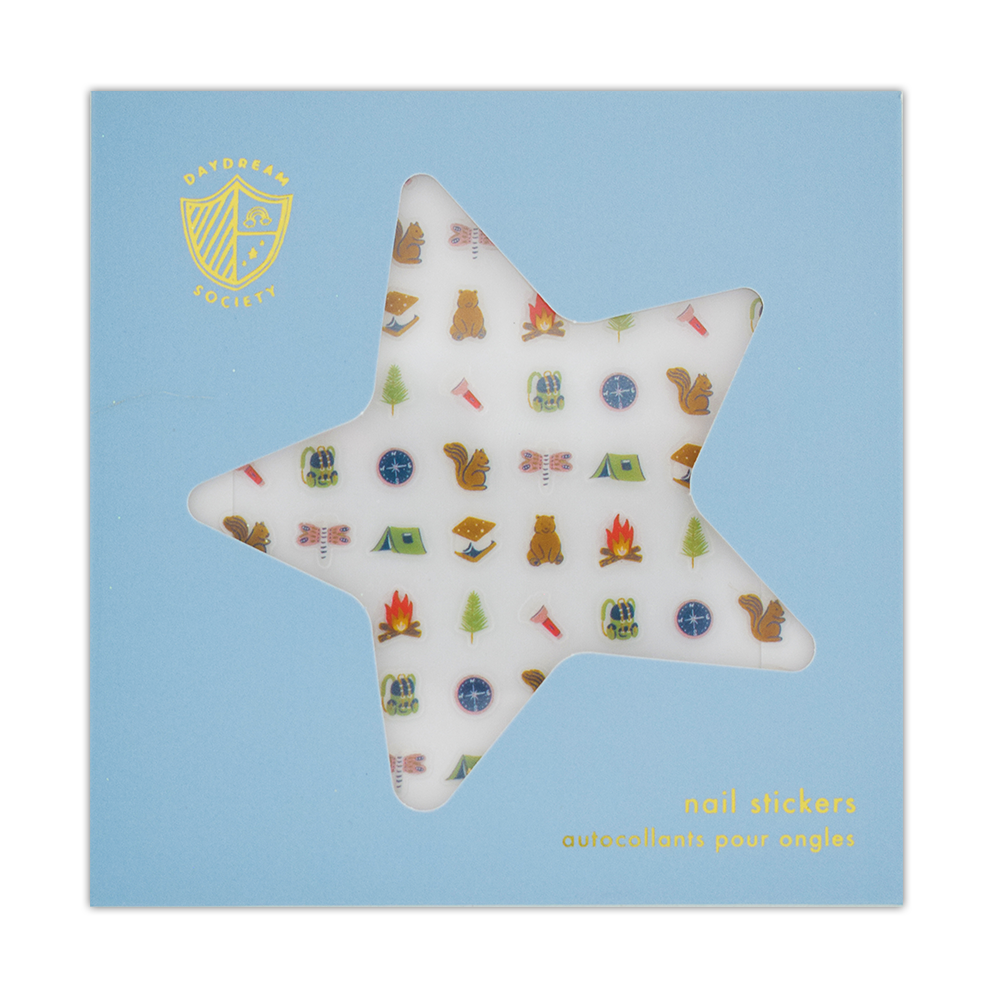 Camp Explorer Nail Stickers