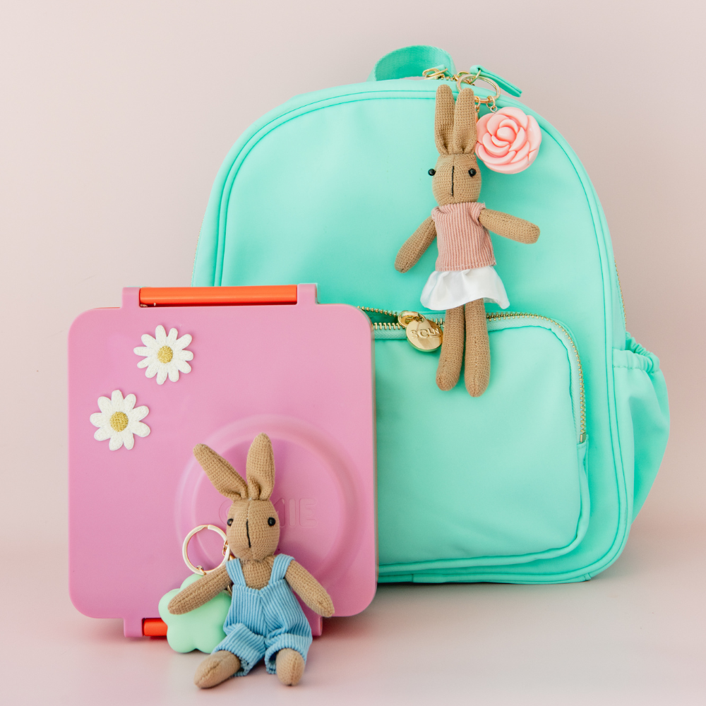 Bunnies In The Garden Bunny Keychain Lip Balm Case Pack, Daydream Society