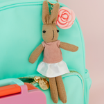 Bunnies In The Garden Girl Bunny Keychain Lip Balm, Daydream Society