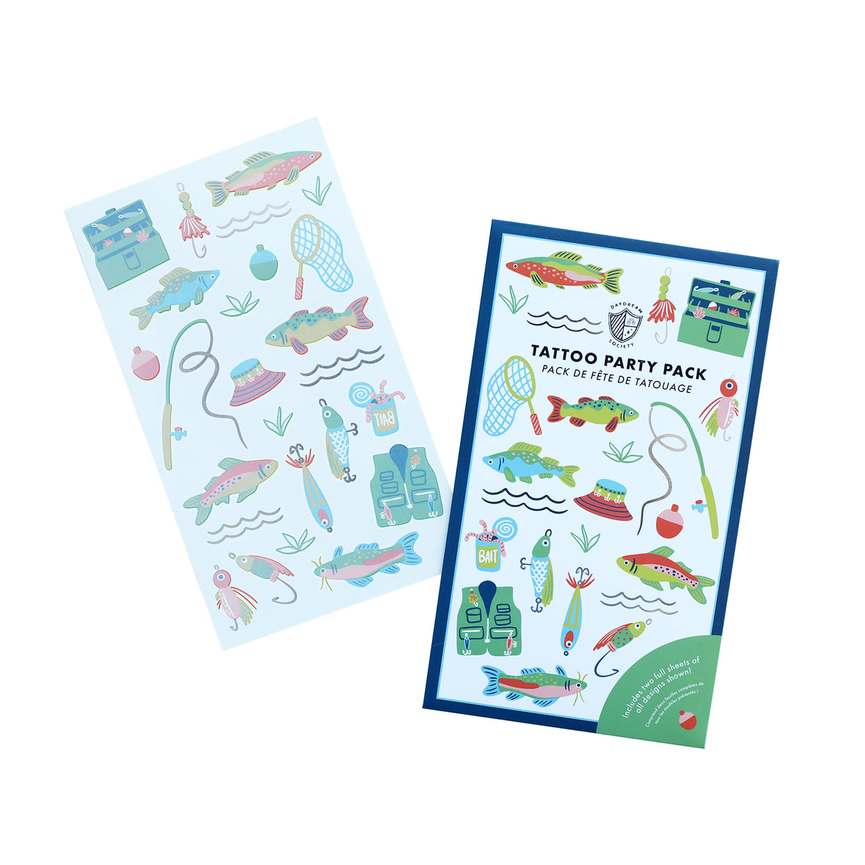 Fish For Days Tattoo Party Pack, Daydream Society