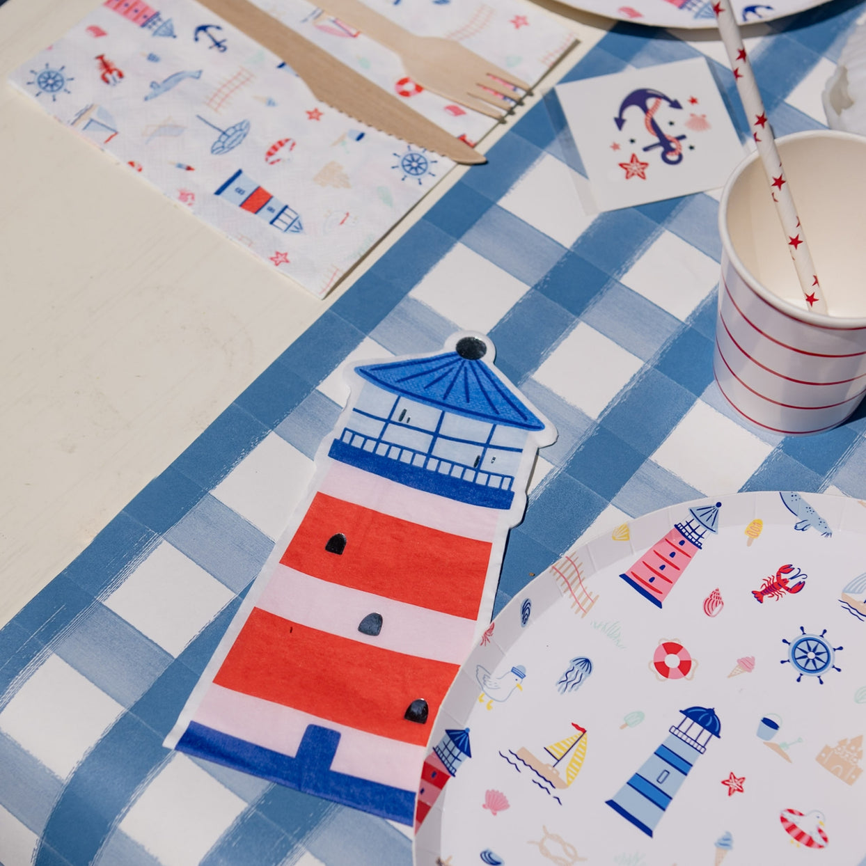 Seaside Lighthouse Guest Napkins