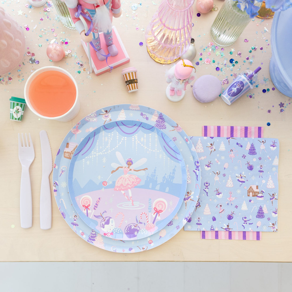 Sugarplum Patterned Large Plates, Daydream Society