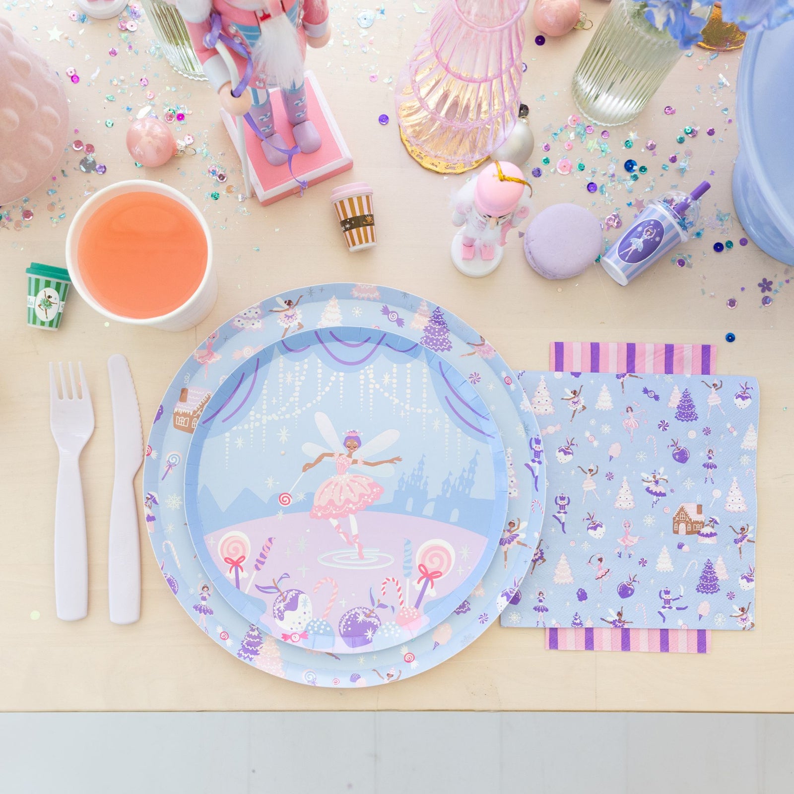 Sugarplum Patterned Large Plates, Daydream Society